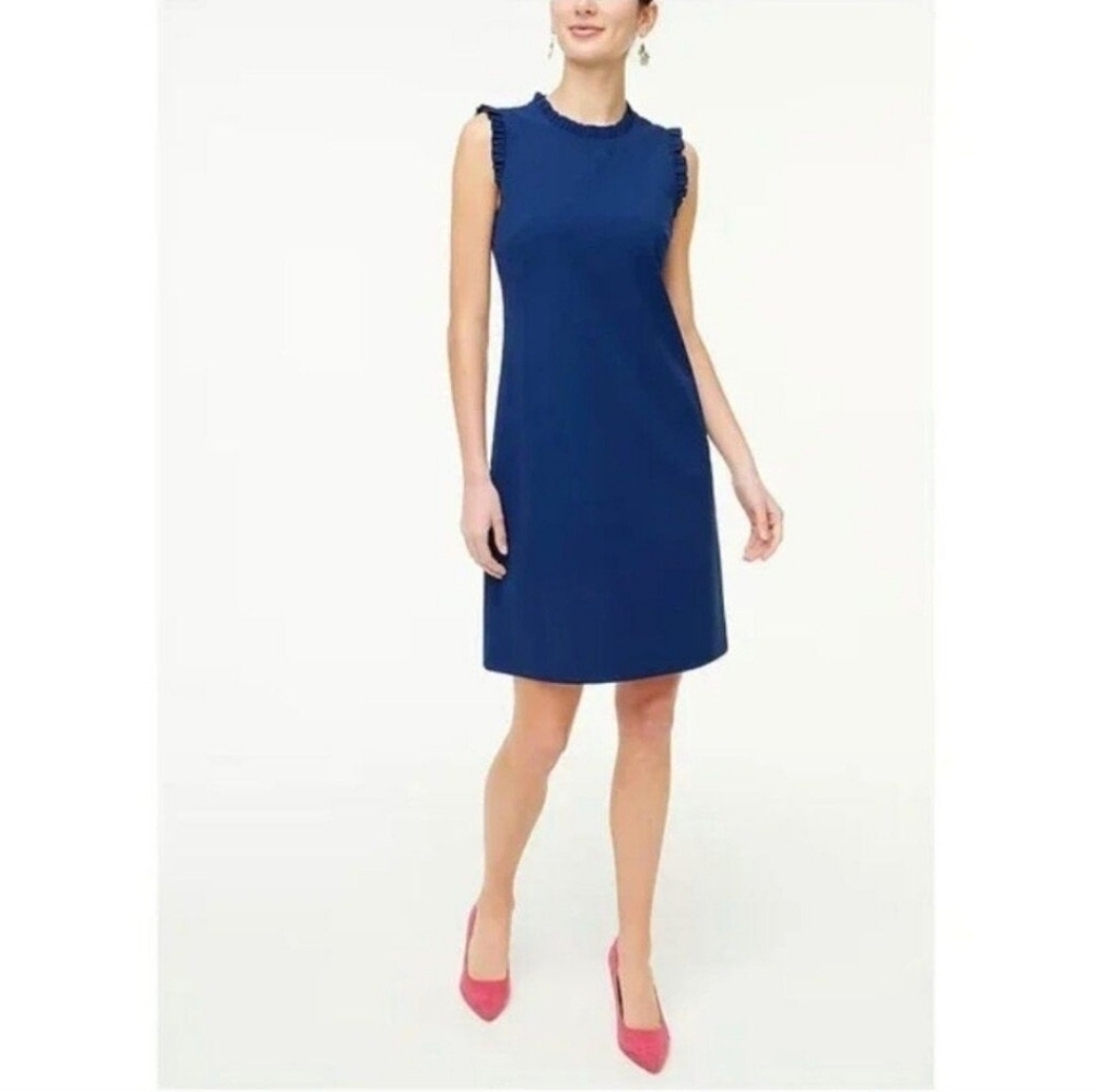 NWT Women Ruffleneck Suit Dress Size 8P